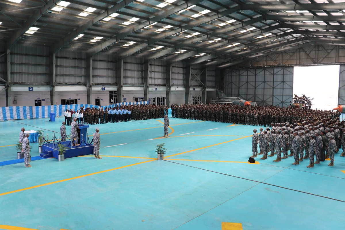 SWAC_IAF's tweet photo. #AirMarshalVikramSingh #AirOfficerCommandinginChief South Western Air Command #SWAC visited #AirForceStationUttarlai on 14-15 Apr 23. #AOCinC was briefed about the current operational situation. Air Marshal flew one sortie in the #Mig21 aircraft. https://t.co/EerR5BTBXL