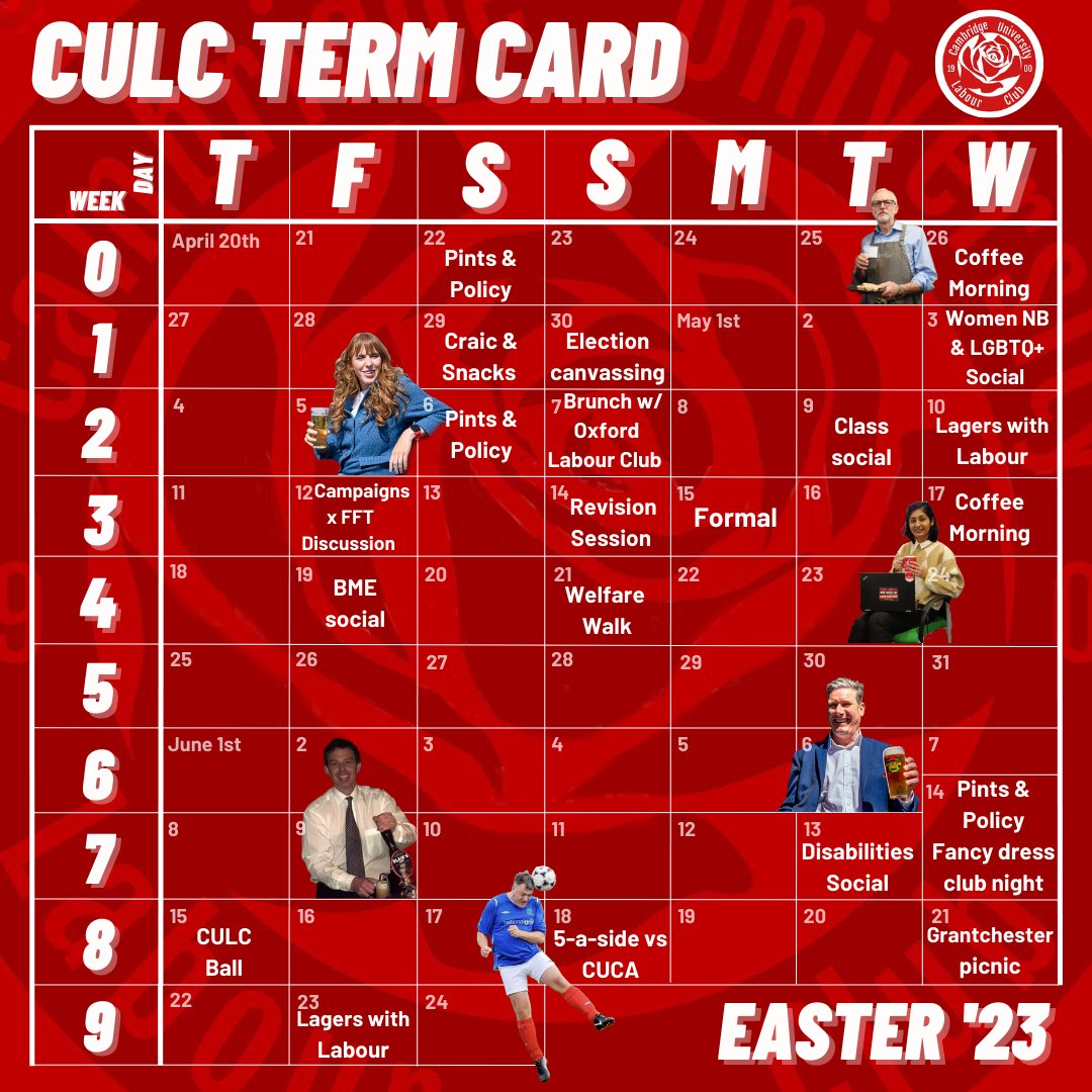 babe wake up, new culc term card just dropped