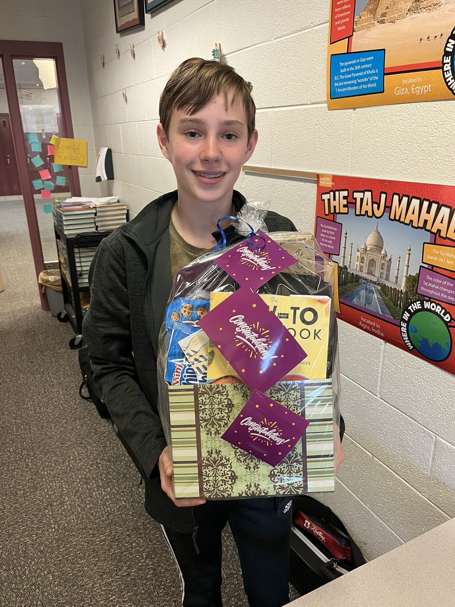 Foodie Club, cookie contest winner. Congrats Ben! Next time I want to try one!! <a href="/CenturyWildcats/">Century Junior High</a> <a href="/Sra_Shalash/">Señora Shalash</a> <a href="/OSD135/">Orland District 135</a>