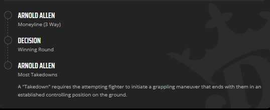 MMAValueBets's tweet photo. My SGP for Halloway/Allen boost on DK: https://t.co/ffGRALhhQa