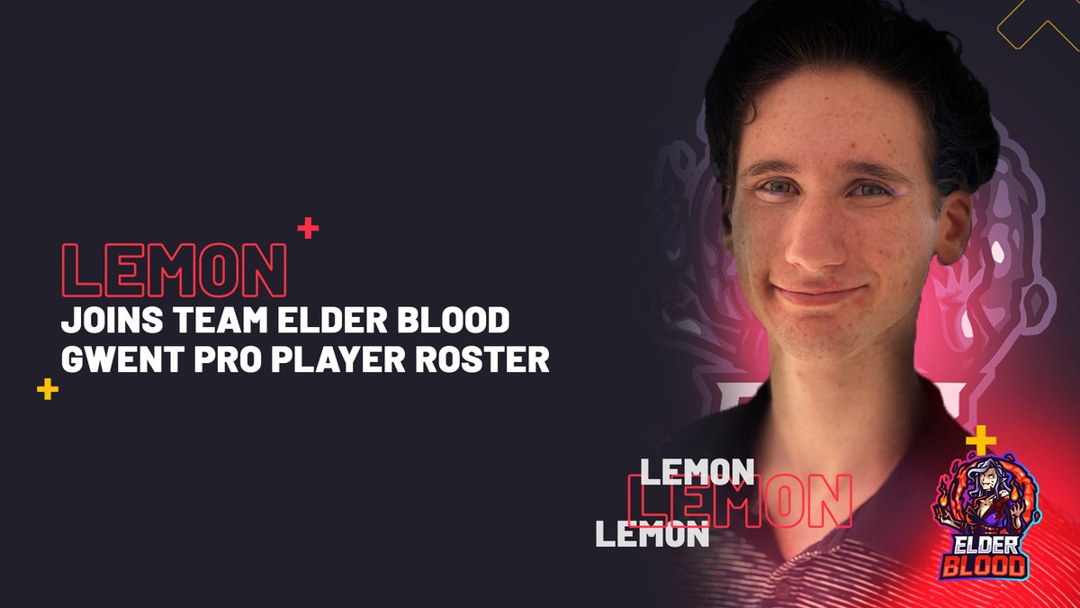 🩸 <a href="/lemon44_/">lemon44</a> has joined Team Elder Blood. Welcome to the family 🤗
You will be able to watch him in the next Qualies and on Twitch:
👉 twitch.tv/lem0n44
#gwent