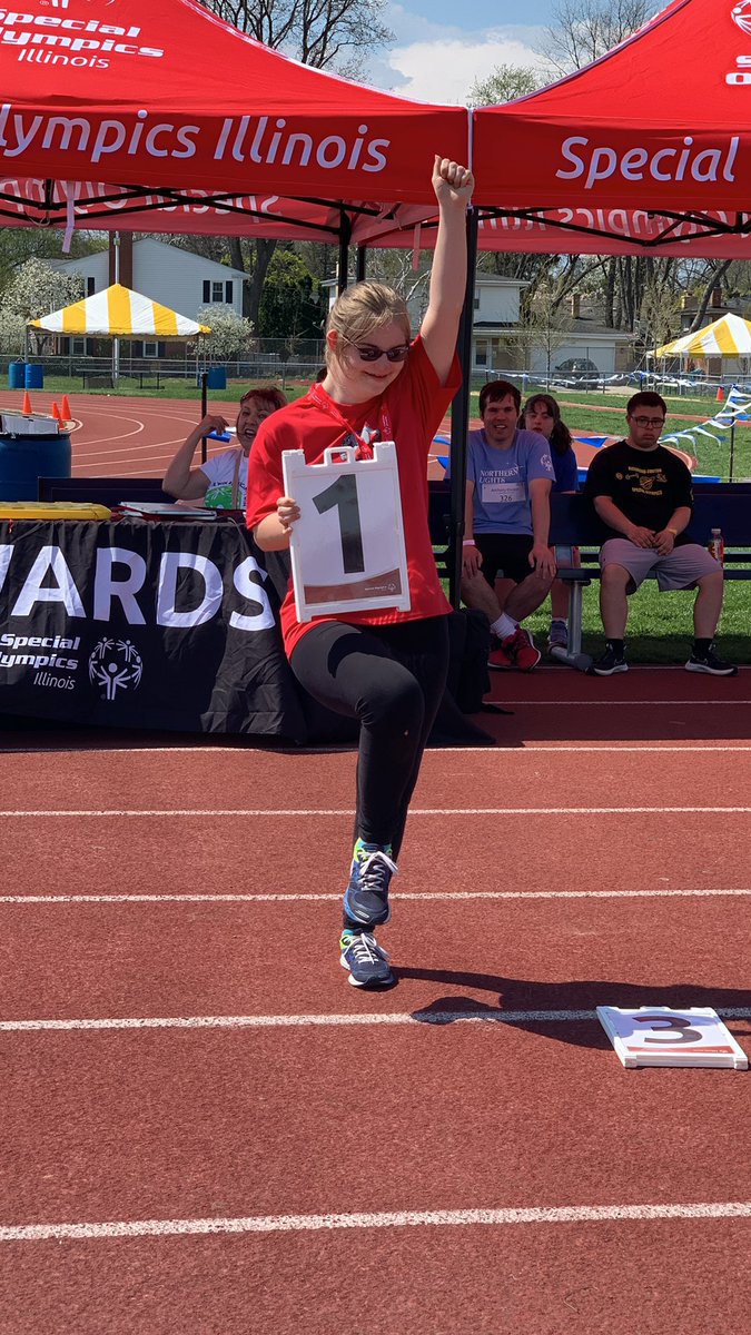 We finished Day #1 with Julien earning silver 🥈in the 200 M Run and Claire earning gold 🥇in her 400 M Walk! Claire is statebound 🤩🤩! So proud of all our Bulldogs today 🫶💪🫶
