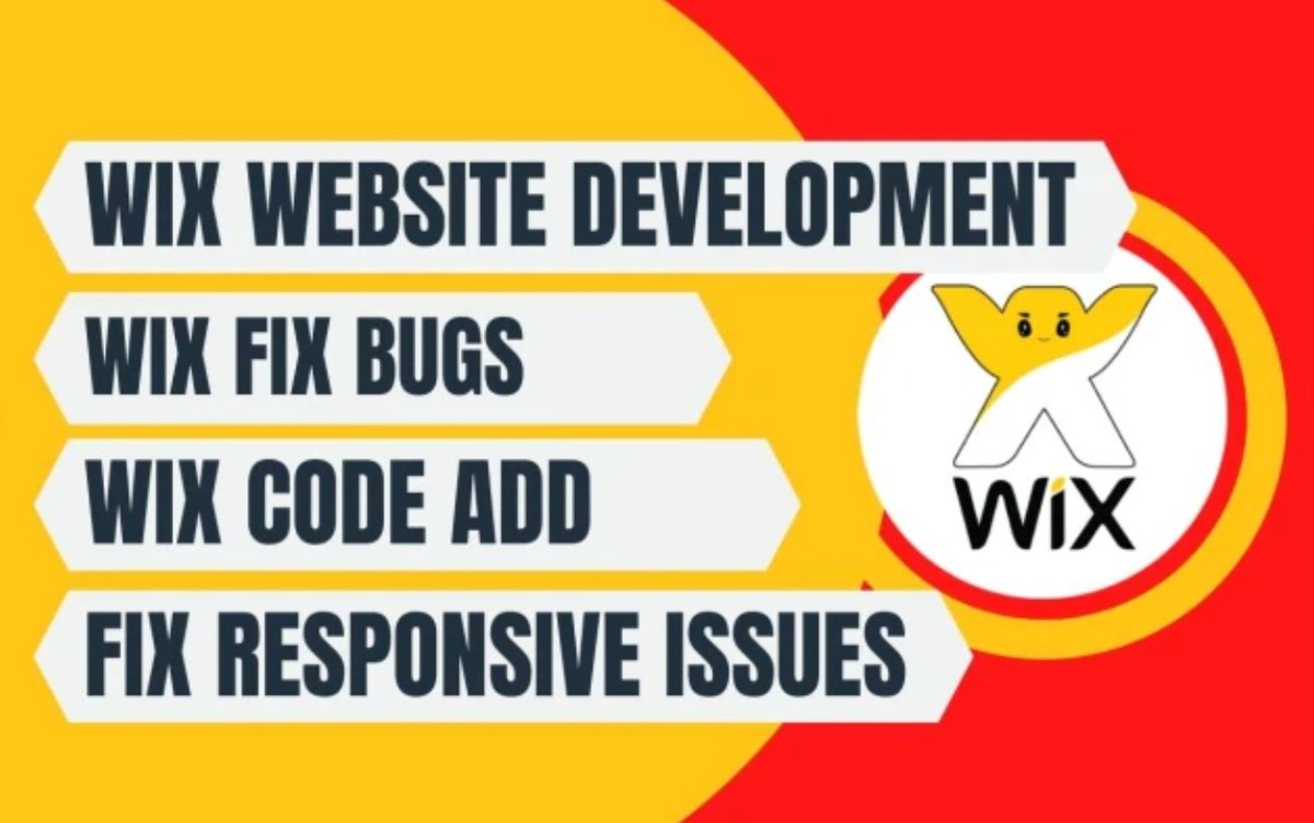 I will fix bugs with wix code and wix design or redesign

My services :

Fix bugs
Wix Code
Fix wix site bugs 
Wix design
Wix redesign
Wix website development
eCommerce / Online Store

Hire me :
fiverr.com/share/WYDkaL

#wixDesign #wixRedesign #fixBugs #wixCode #websiteDevelopment
