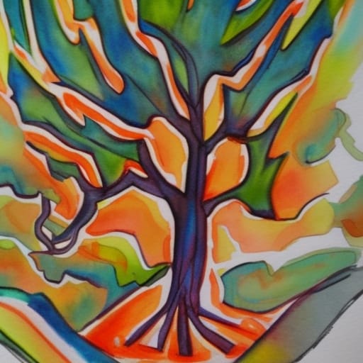 eusebia663's tweet photo. tree, linework, watercolor, realism - made with NightCafe Creator  https://t.co/CNfwgTEscR #aiart #nightcafe #digitalart #vqganclip via @NightcafeStudio https://t.co/F2RPoDtk3E