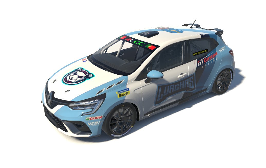 Lurchasgaming's tweet photo. First peak to one of the teams that @Lurchasgaming signed up for the upcoming @TRLRacingLine Clio Cup.

At the wheel of these two cars, Jesus Amundaray and Alejandro Caride @Silva_a90  representing Lurchas Galicia. https://t.co/zY90Fe2rws