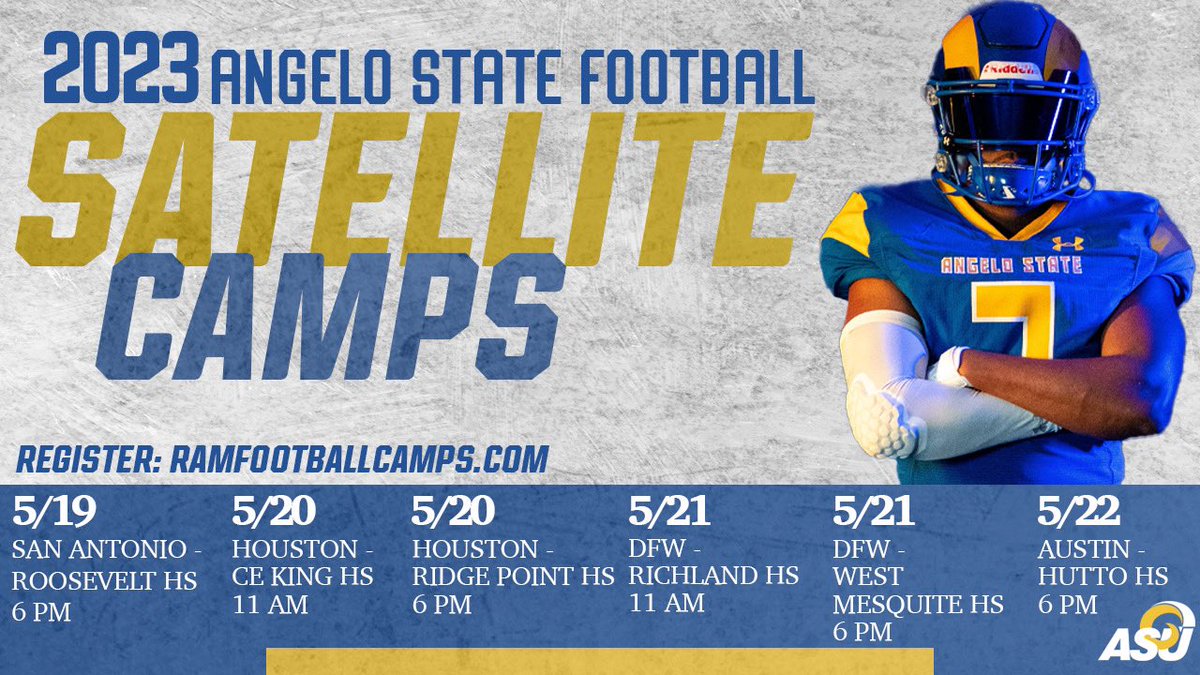 CoachAdamClark's tweet photo. Looking forward to working with great players around the state and finding some future Rams! #WTD #PTR #RamFam https://t.co/6ZQiGhLlCj