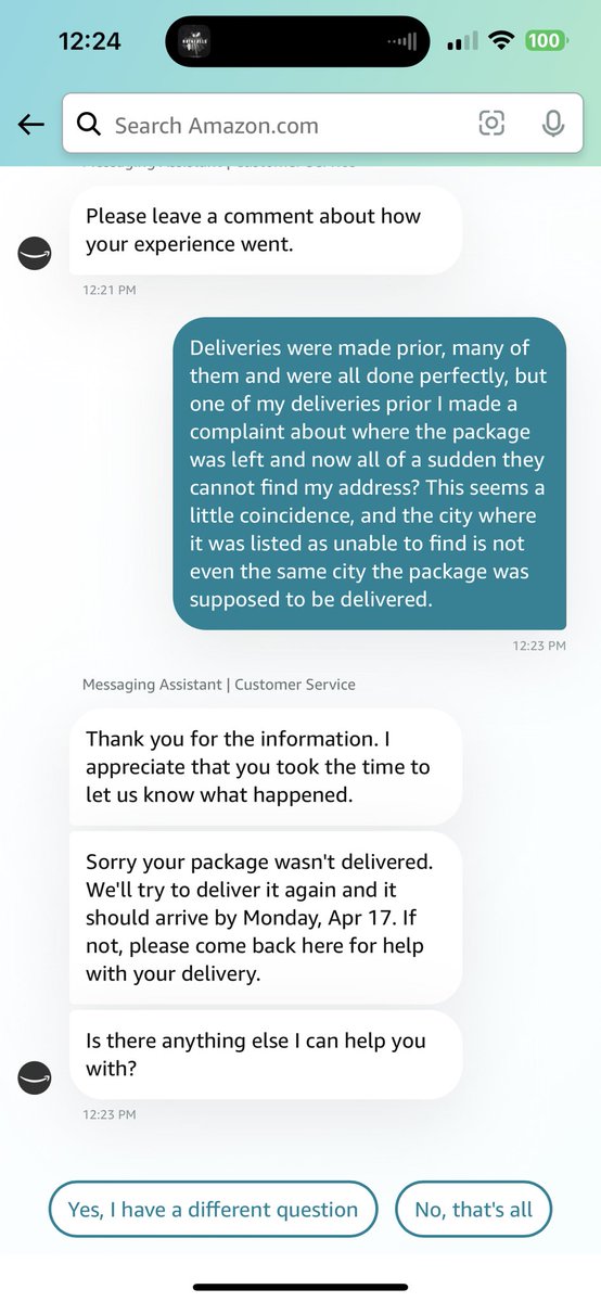 JoshuaPyle's tweet photo. @AmazonHelp Speaking with bots doesn’t help the problem of needing these parts TODAY. https://t.co/2jZ0XTlzoe