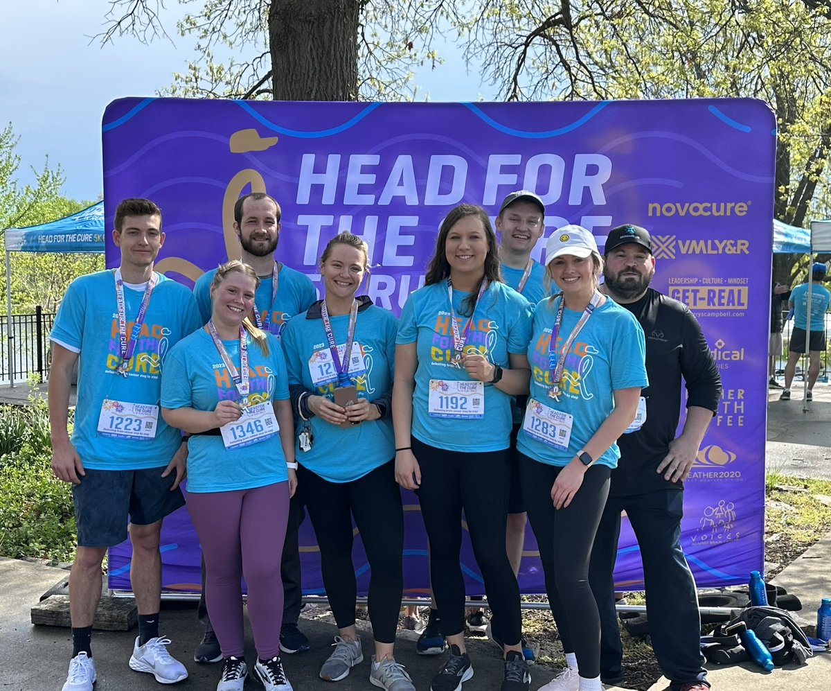 teamSBS1975's tweet photo. We participated in the Head for the Cure Foundation 5k this morning! An extra special thank you to everyone for their donations and support in helping us in the fight against brain cancer 💙 https://t.co/Z9N63HPJHJ