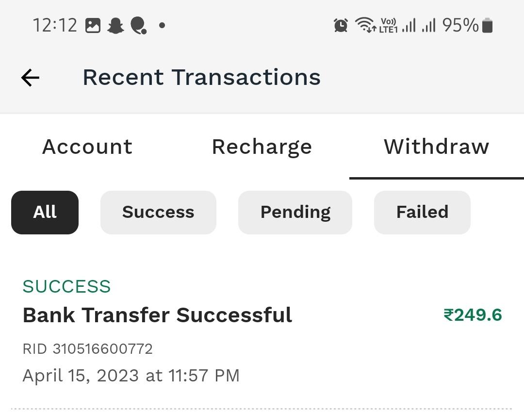 srv__sharma's tweet photo. @probo_india  less amount credit in my account why..??
 i withdraw 356 but credit in my account only 249.6...
if this not resolve then i will stop predicting in app and posting everywhere that this app is fraud or deducting money without reason..! @probo_india help..!
Thankyou https://t.co/oTU5e8UBo7