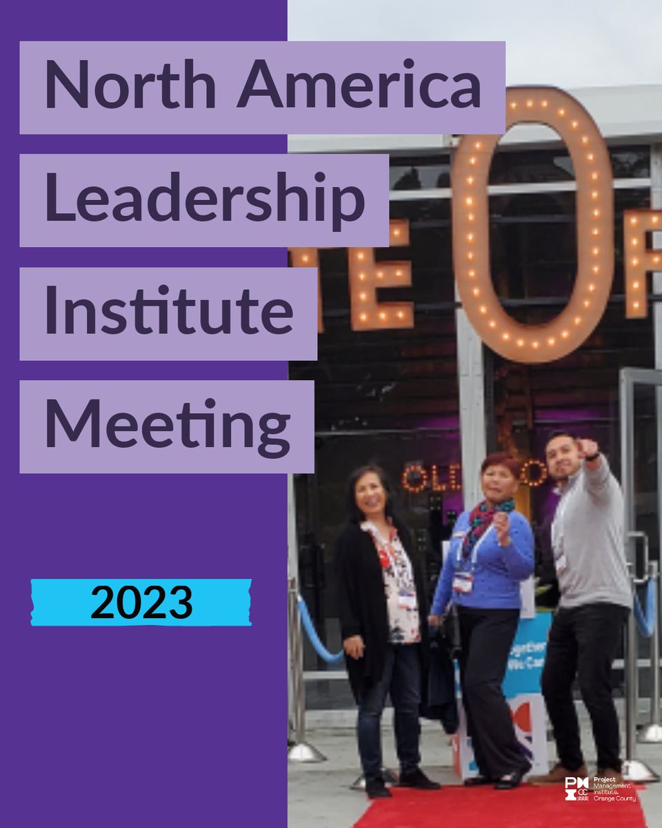PMIOC's tweet photo. We sent some of our Board of Governors to the PMI North America's Leadership Meeting this weekend. It's been a weekend of learning and networking with other chapter leaders. 
#nalim2023 #pmioc #projectmanagement https://t.co/Wa7C0EZvQf