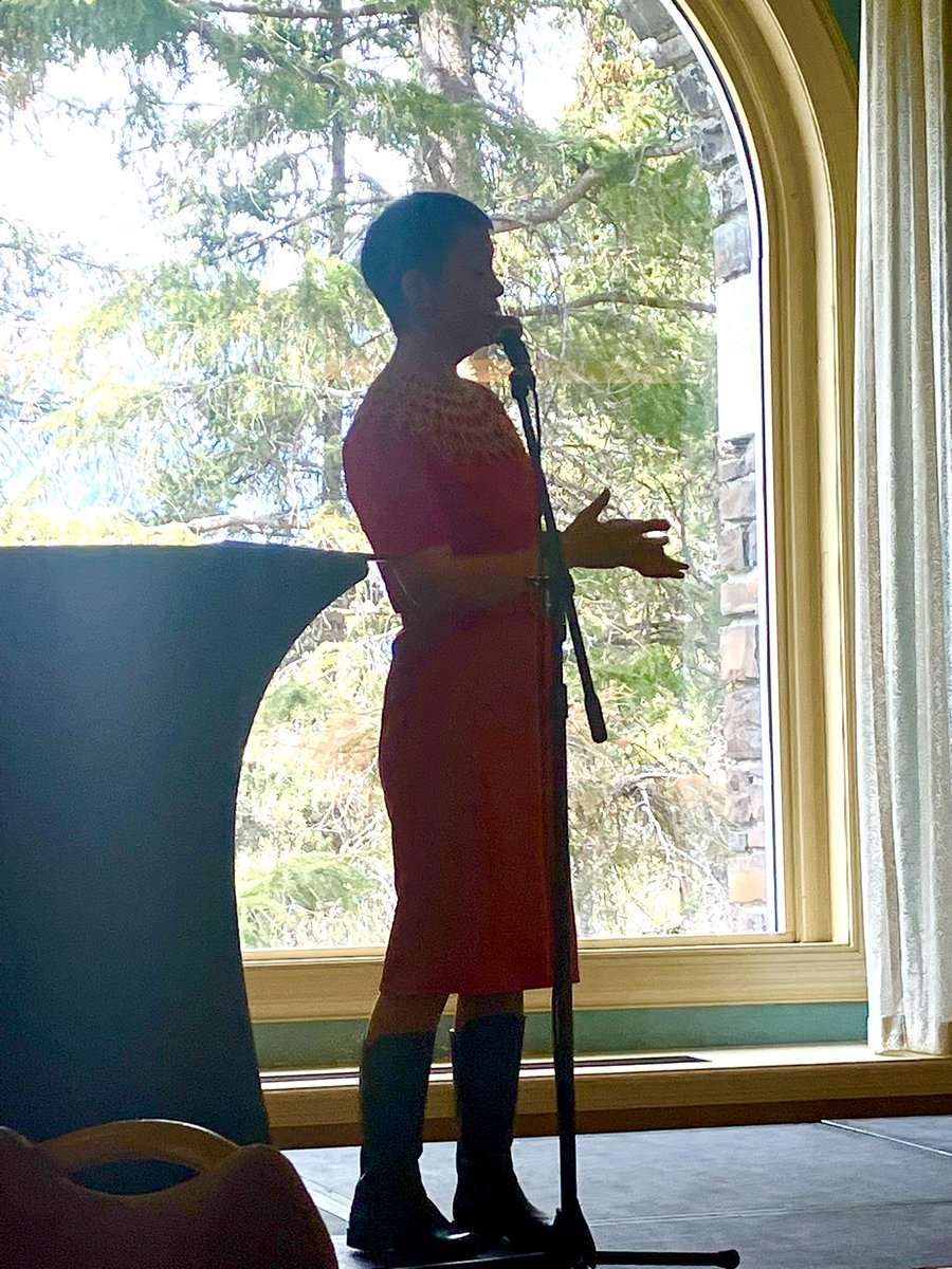 Hearing Susan Aglukark and learning so very much! Thanks to her and @uLeadconference  #ulead2023 for such amazing sessions today!