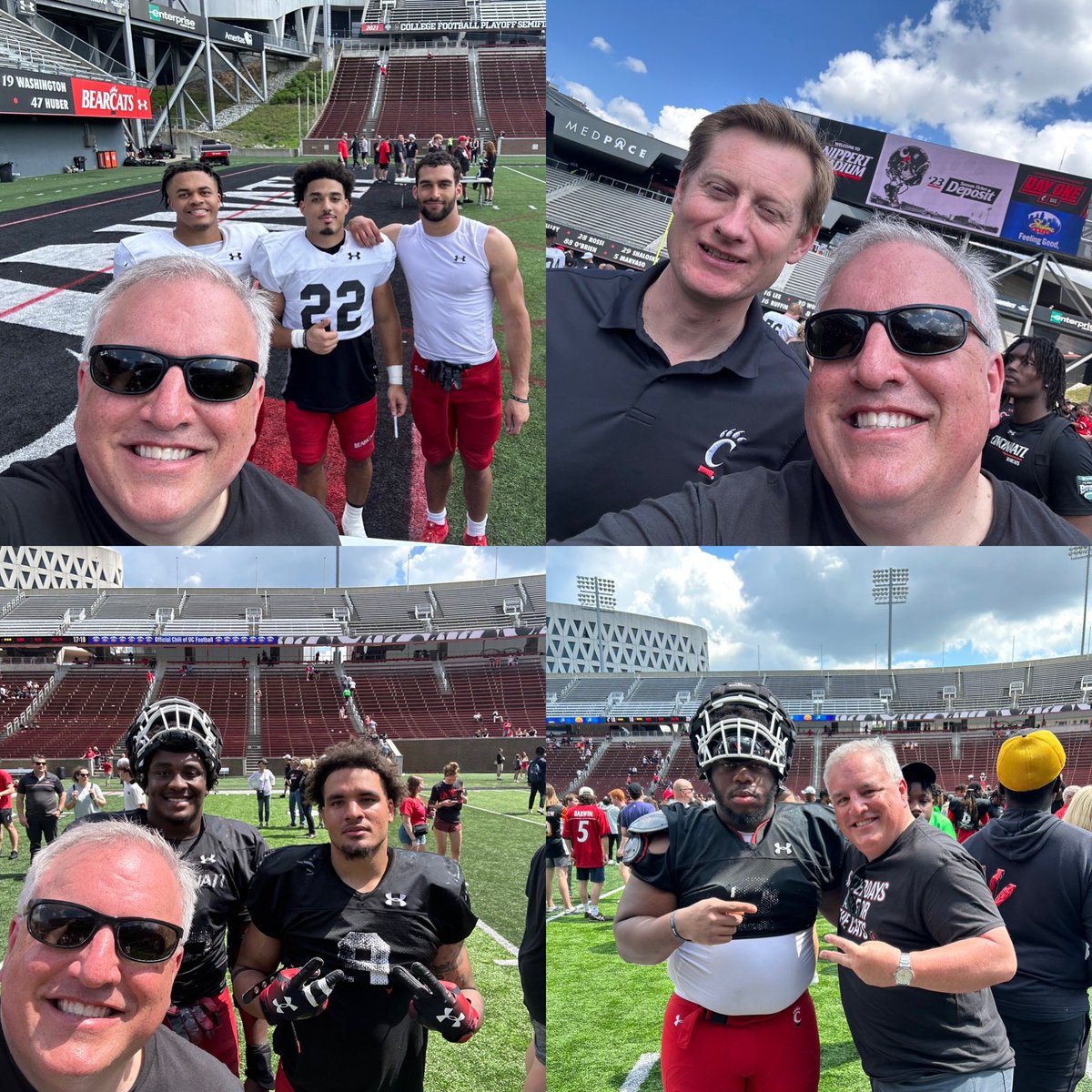 cincygreghoodin's tweet photo. #BearcatFamily #BearcatsUnited #BearcatForLife @GoBEARCATS @GoBearcatsFB @uofcincy @uofcincyalumni @GoBearcatsUCATS #SpringGame #Springincincy #SaturdayVibes ๐ดโซ๏ธโค๏ธ๐ค https://t.co/QF2bsTQiAV