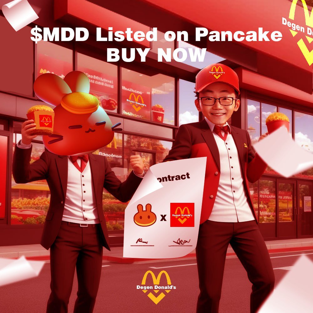 $MDD IS LIVE ON PANCAKESWAP

THE BEST MEMEFI IN THE WORLD

🍔🍔🍔🍔🍔🍔🍔🍔🍔🍔🍔🍔🍔

🥞 BUY ON PANCAKESWAP 🥞 

pancakeswap.finance/swap?outputCur…