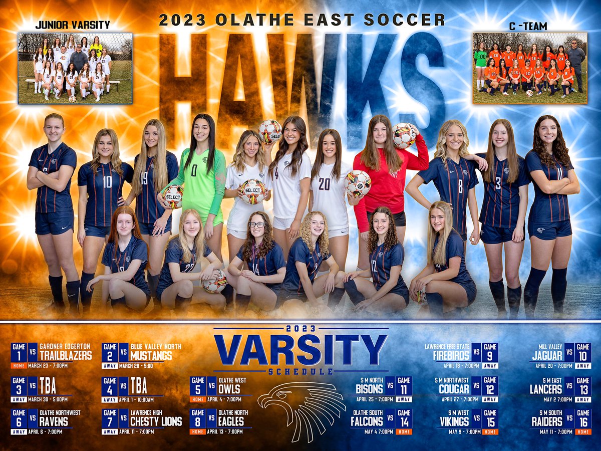 OEWomensSoccer's tweet photo. Join us on Monday, 4/17,  (4-9 pm) for our  fundraiser at Raising Cane’s !  ‼️➡️Be sure to mention OE women’s soccer when ordering to support your Hawks! 

📍13710 S Blackbob Rd, Olathe, KS 66062 https://t.co/sWxfAI754P