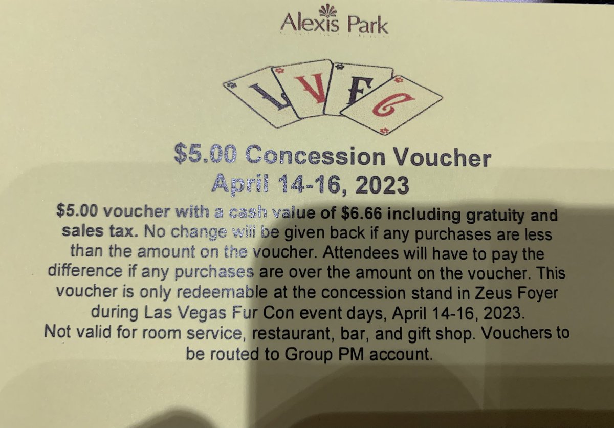Las Vegas Fur Con (LVFC) on Twitter "Attendees if you have received