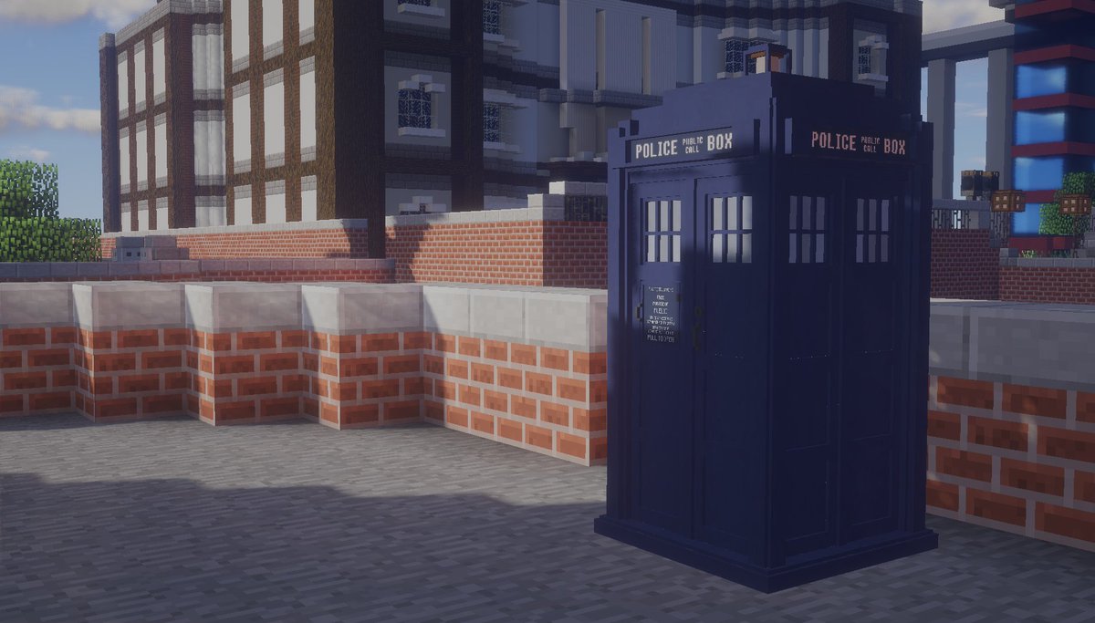 WhoCentralMC's tweet photo. "Do you know I once travelled for centuries without ever knowing where I’d materialize next?"

Take a look at our version of the 8th Doctor's TARDIS exterior!

Available on launch on Whovian Central!

[#DoctorWho - #Minecraft - #MCDW] https://t.co/UNLO0Am0Se