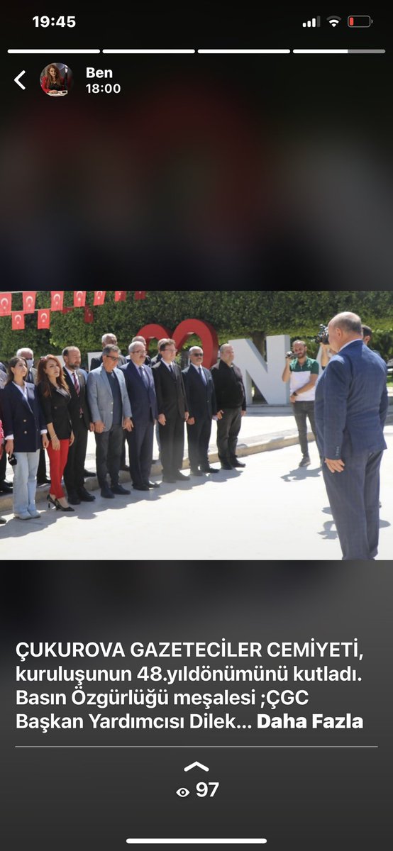 ÇUKUROVA GAZETECİLER CEMİYETİ, kuruluşunun 48.yıldönümünü kutladı.
Basın Özgürlüğü meşalesi ;ÇGC Başkan Yardımcısı Dilek Akın ve Mali Sekreter Süreyya Uri ile kodemli üyeler; Bilal Tipi, Semir Yalçın ve Düzgün Coşkun tarafından yakıldı.