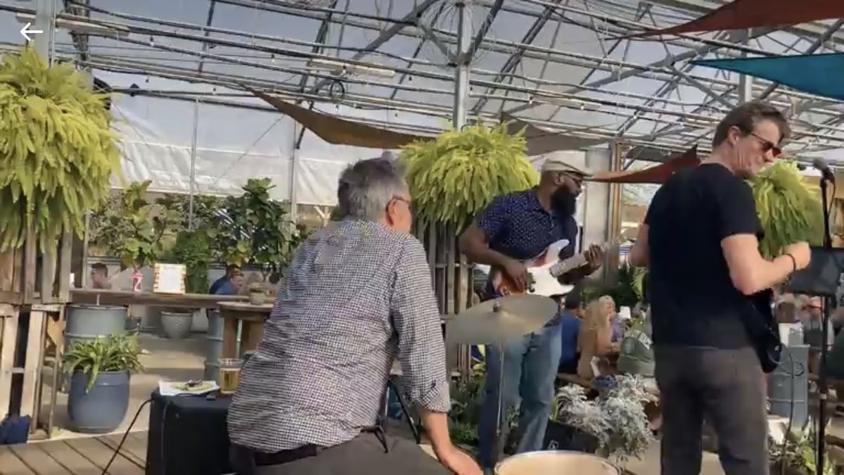 <a href="/GrooveDrs3/">GrooveDrs3</a> ready to roll last night at <a href="/HorrocksLansing/">Horrocks Farm Market</a> Beer Garden - great time, great venue! 

#horrocksbeergarden #horrocks #horrocksfarmmarket #groovedoctors #groovedrs3