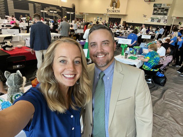 At the job fair with <a href="/MelissaWarnerNC/">Melissa Warner</a> recruiting new members of the pack!   <a href="/TimberDriveES/">Timber Drive ES</a>