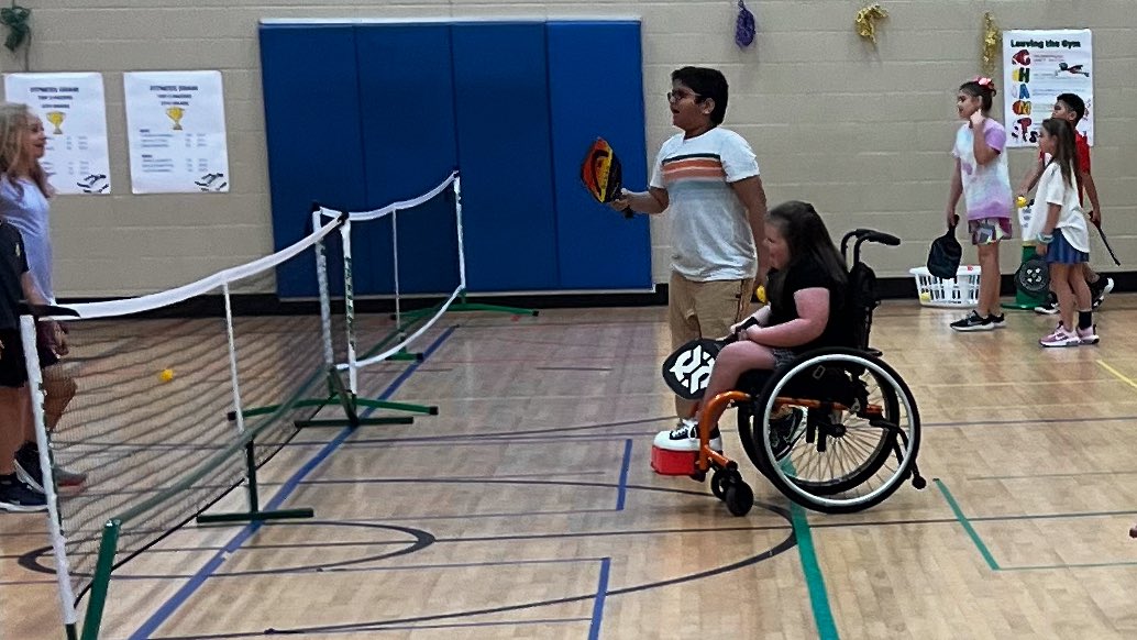 3-5 loved the Pickleball Unit! ❤️ A week of working skills &amp; playing king of the court!  <a href="/CESCowboys/">Colleyville Elementary School</a>