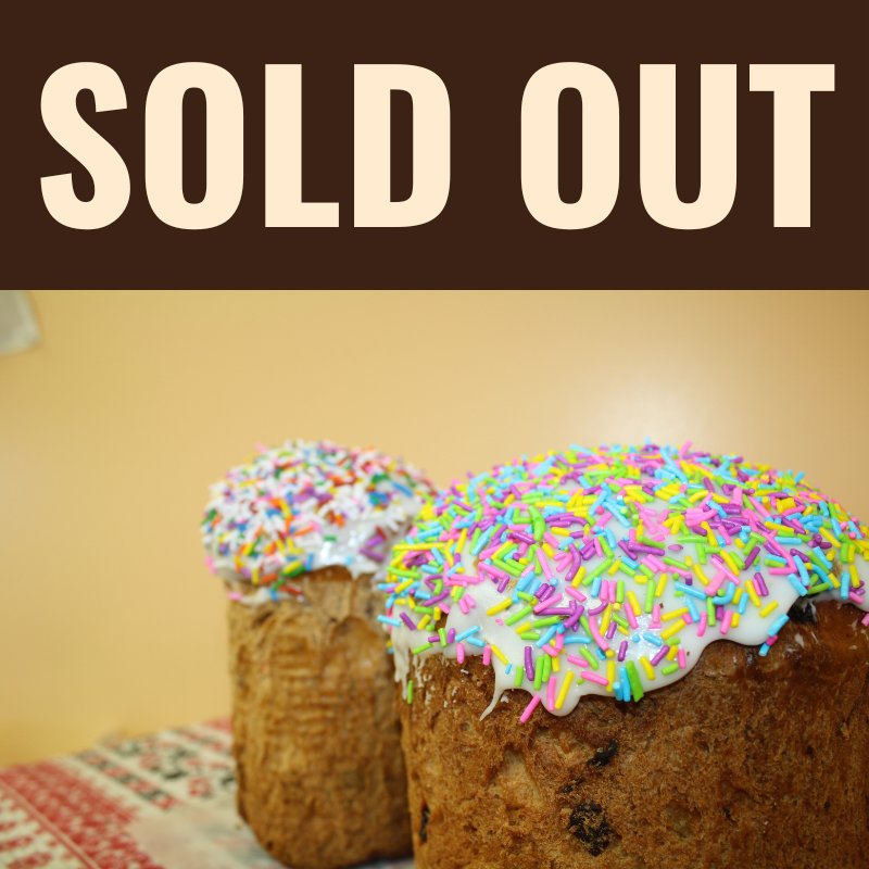 📢 Although we sold out of Easter Bread,  we STILL HAVE Easter supplies (Easter eggs, Pysanky supplies and etc.).
🕕 We are open today until 6:00 p.m. and Sunday until 4:00 p.m.