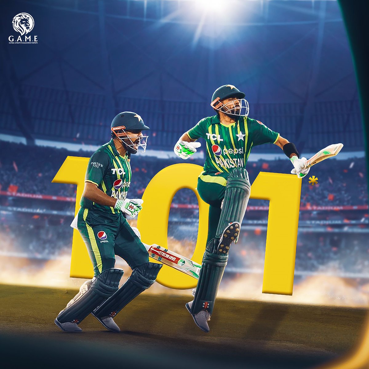 Congratulations to Babar Azam on scoring 3rd T20I 100 for Pakistan tonight 👏🏼🇵🇰

#IamGAME #BabarAzam #PAKvNZ #CricketTwitter