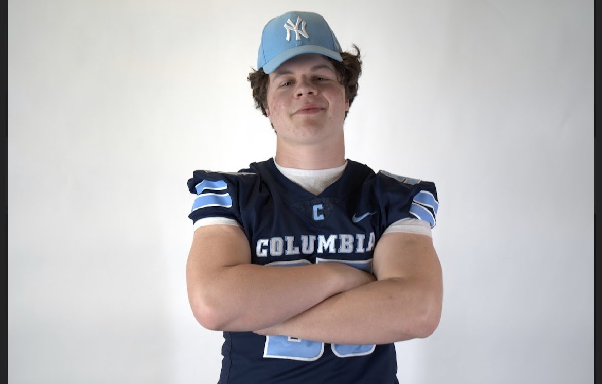 KowalikTate's tweet photo. Thankyou @CULionsFB for having me out to watch a practice! Loved seeing the facilities in the big 🍎!  Go Lions!
@CourtneyWeiner2 @CoachJonMc @West4theWin @CoachStoNGo #columbiafootball #IVY #roarlionsroar https://t.co/BpkNu0rv2P