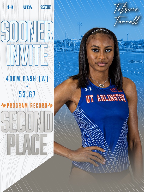 🚨NEW SCHOOL RECORD🚨

Tatyana Terrell shatters the previous women's 400m school record with a BIG PR of 53.67!!😤🥈

#BuckEm🐎