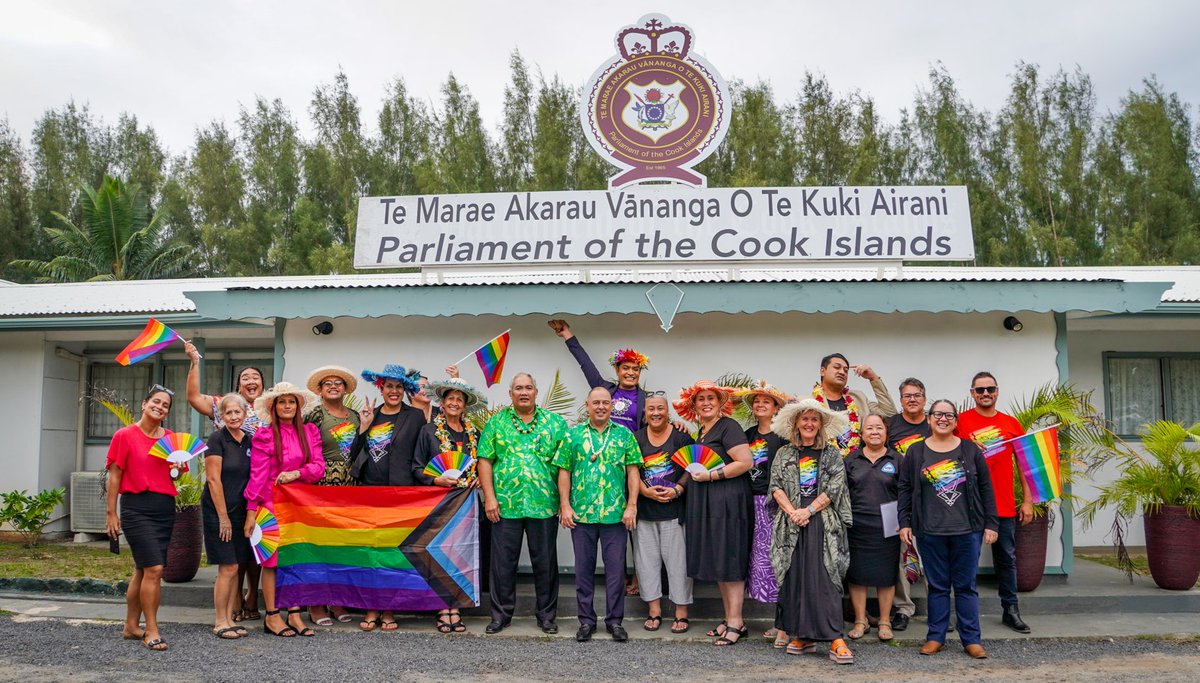 fuerzapanama507's tweet photo. #ÚltimoMinuto!! El parlamento de  #IslasCook 🇳🇿 despenaliza la homosexualidad 🏳️‍🌈. https://t.co/SVnH74z1yB