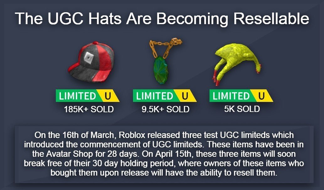 Can these ugc fake limiteds decrease the value and demand of the limiteds  they resemble? : r/RobloxTrading