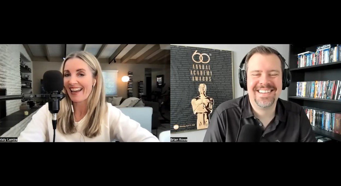 FilmAtFifty's tweet photo. What a thrill it was to talk the Oscar-winning Paper Moon with the lovely Christy Lemire from Breakfast All Day!! Look for our episode next month! https://t.co/9yl8a21pFj