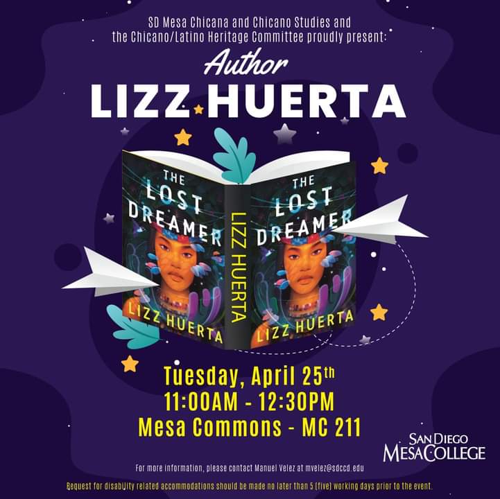 RebeccaMRomani (@rebeccaromani) on Twitter photo Hey San Diego, the amazing <a href="/lizzhuerta/">Lizz Huerta</a> is reading from her beautiful new book!
Come out! Hey San Diego, the amazing <a href="/lizzhuerta/">Lizz Huerta</a> is reading from her beautiful new book!
Come out!