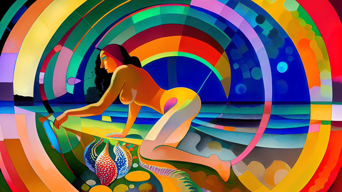 xalieri's tweet photo. In an octopus's garden, set 1 of 2, 1 of 3
#OctopussGarden #SeashellHunting #Tidepool #SemiAbstract #OwMyEyes #SurfsUp #SandGetsEverywhere #WeirdArt #PsychologicalLandscape #ImSureItMustMeanSomething
#DarkArts #DigitalArt #AIAssistedArt #AIArt #WomboDream #StableDiffusion https://t.co/7ArdOKkzFE