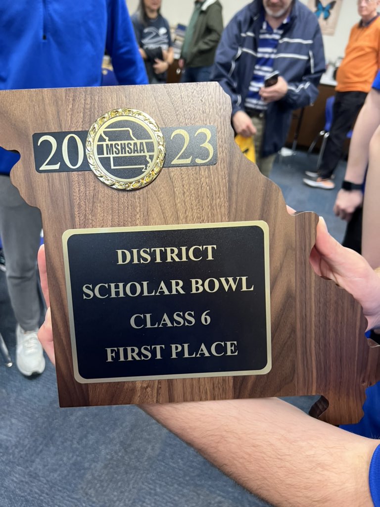 CHS_ScholarBowl's tweet photo. District 8 Champions!!!
9 Straight!!!
🏆🏆🏆🏆🏆🏆🏆🏆🏆
 
CHS 530
Oak Park 220
5-0 in District Play!

Moving on to Sectionals April 25th!! https://t.co/654R4u1Lwm