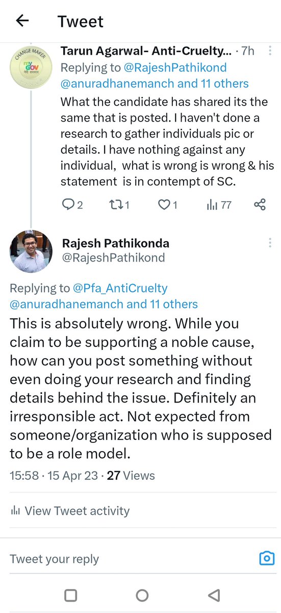 RajeshPathikond's tweet photo. @Pfa_AntiCruelty @anuradhanemanch @CPBlr @ceo_karnataka @BBMPCOMM @BBMPSWMSplComm @BBMPAdmn @DARPG_GoI @CVCIndia @DC_blrurban @dcbangalore @BlrCityPolice @dcpwhitefield https://t.co/H3nokdhNLu