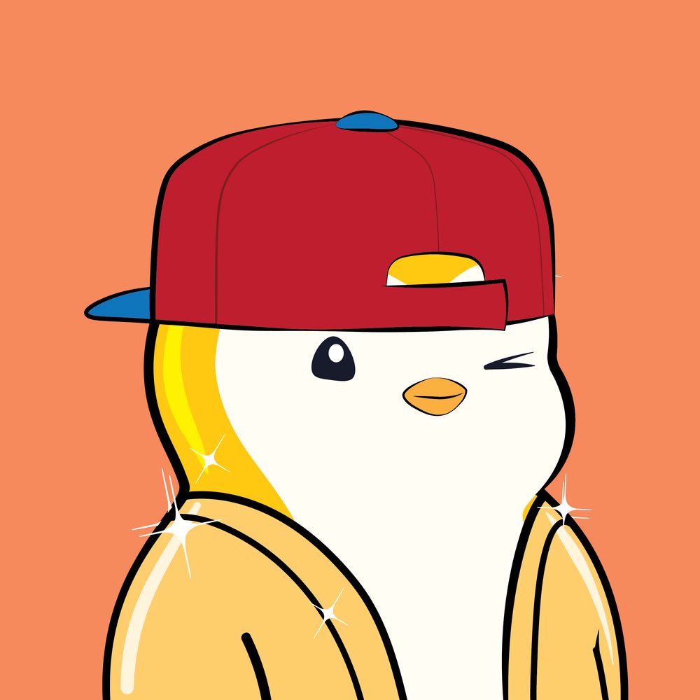 Welcome to the only gold-on-gold <a href="/pudgypenguins/">Pudgy Penguins</a>, the top penguin in the collection imo. Every person I've interacted with in the <a href="/pudgypenguins/">Pudgy Penguins</a> community is just a stud human being. And <a href="/LucaNetz/">Luca Netz 🐧✳️</a> is an incredibly creative and hard-working leader. Pumped to own this grail! 🔥