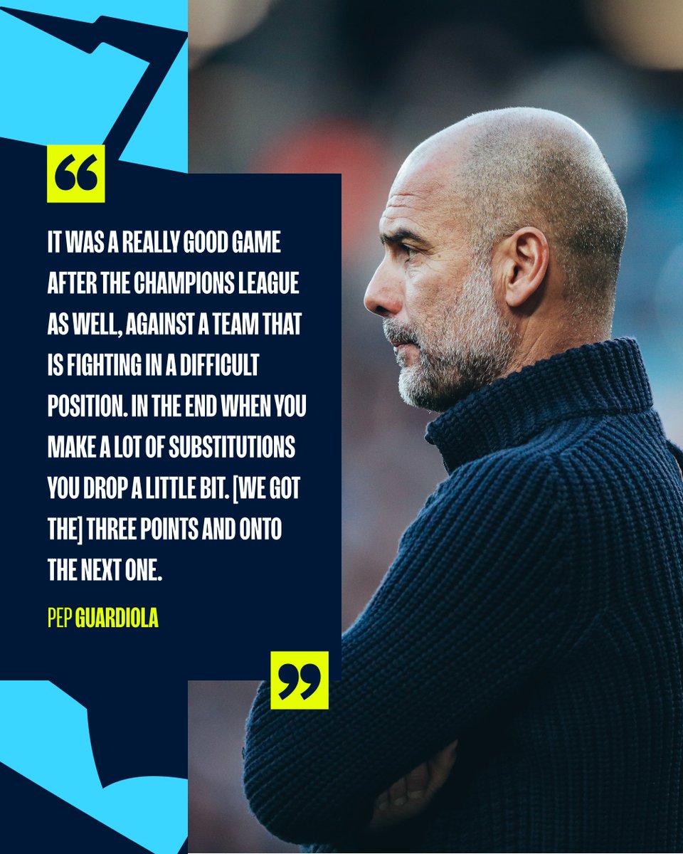 Post-match thoughts from <a href="/PepTeam/">PepTeam</a> 💬

🔵 3-1 🦊 #ManCity