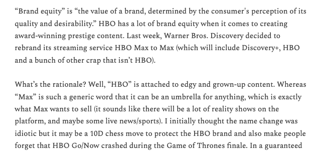 Time Warner is renaming its streaming service HBO Max to Max. It’s a ...