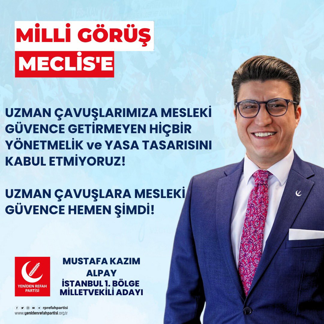 Uzman Çavuşalarımıza Mesleki Güvence  Getirmeyen Hiç Bir Yönetmelik ve Yasa Tasarısını Kabul Etmiyoruz! 

Uzman Çavuşlara Mesleki Güvence Hemen Şimdi!
<a href="/alitilkici38/">Ali Tilkici 🇹🇷</a> 
#UzmanÇavuş #ReisSözleşmeUzmÇvşaDert