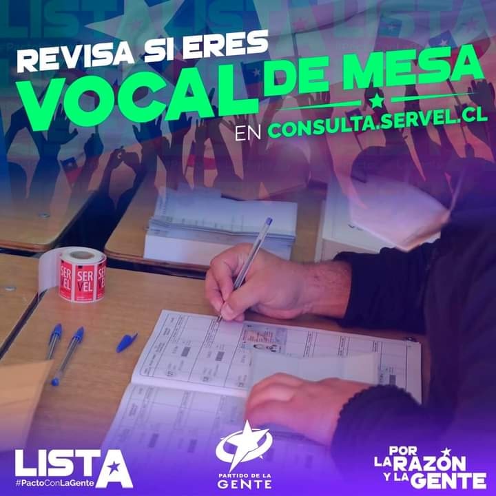 PdgRegion's tweet photo. 🗳️👤¿SALISTE VOCAL DE MESA?

El Servel ya puso a disposición la nómina de vocales de mesa para la próxima votación que se llevará a cabo el 7 de mayo. 
 👉 https://t.co/f9Astb8Fh7

👀📣Las multas por no cumplir con la labor de vocal de mesa pueden variar de $124.000 a $500.000 https://t.co/HkFybS4e6I