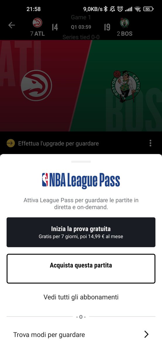 Nicolas_Bene's tweet image. @NBAItalia bello, una delle poche partite ad orari decenti e non funziona questa app di merda, 76ers-Nets andava... #NBAPlayoffs #nbaapp