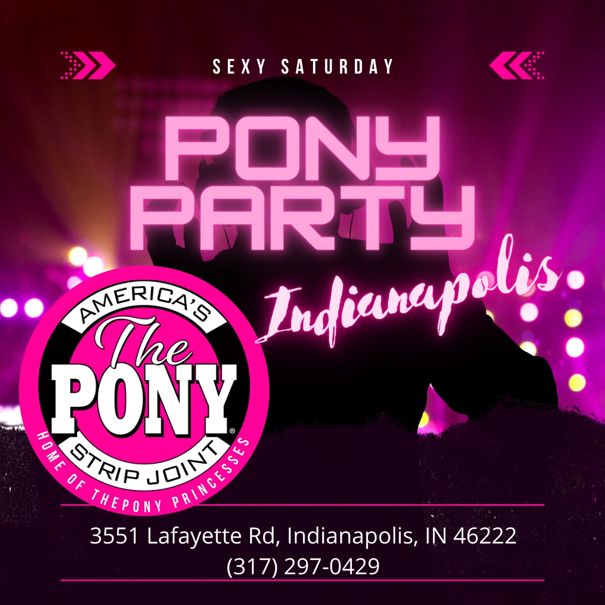 The Pony Indianapolis Strip Joint on Twitter "The SEXIEST Saturdays