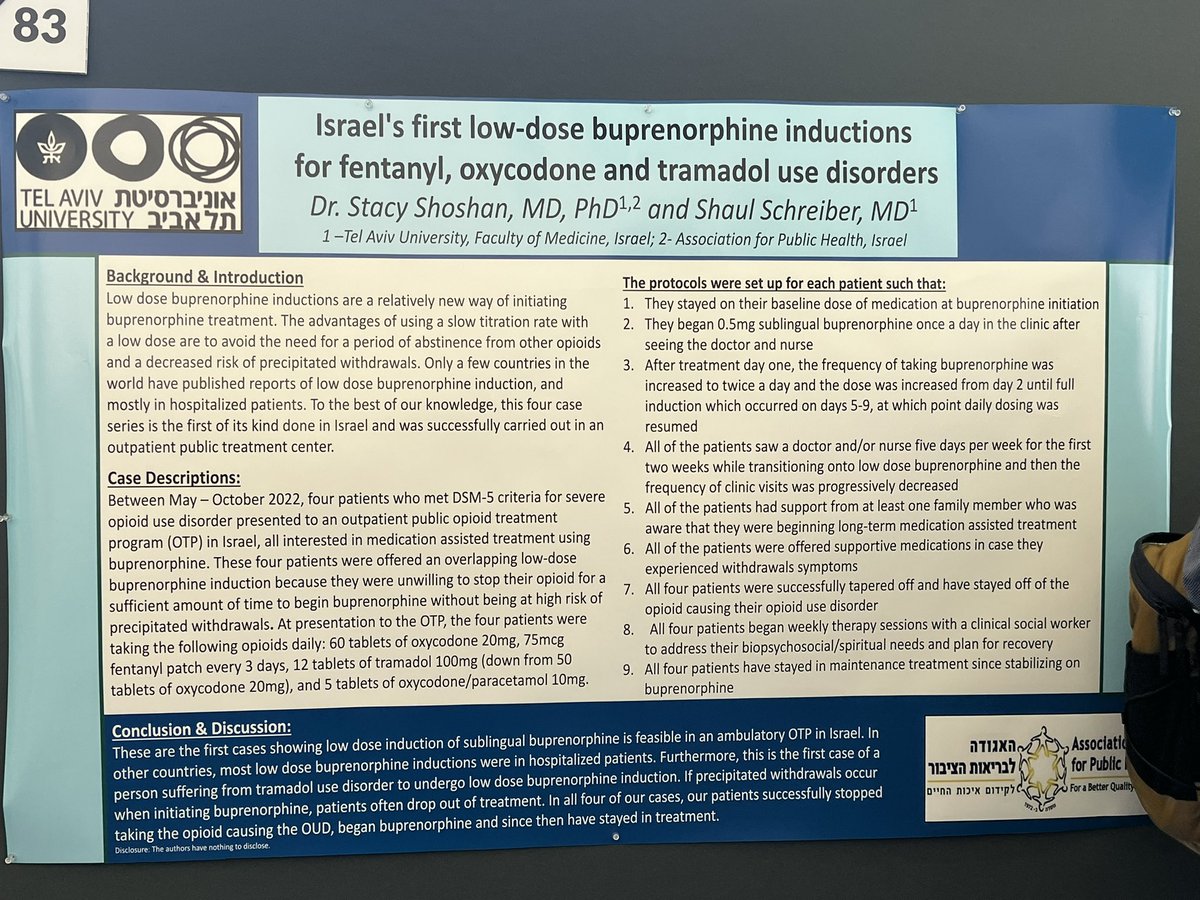 MaximizeQOL's tweet photo. 🤔 Interesting poster
Someone’s got to be first - thanks for then *sharing* the results with the community!
#asam23 #ASAM2023 @TelAvivUni #OUD https://t.co/Ep3oRPSFxB
