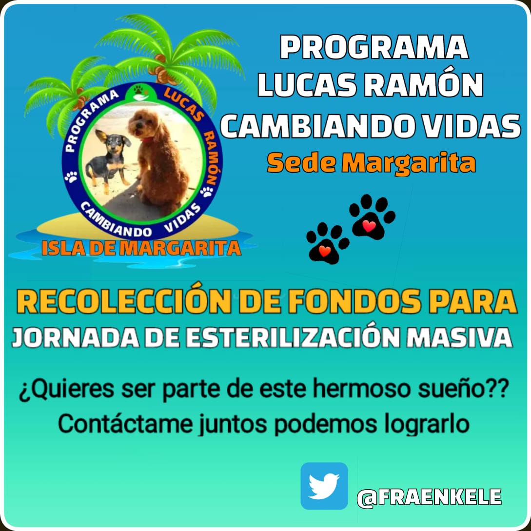Señores si están interesados en patrocinar a una mascota en situación de calle tenemos chance hasta esta semana...les recuerdo que felinos 20$ y caninos 30 $ mil gracias a todos