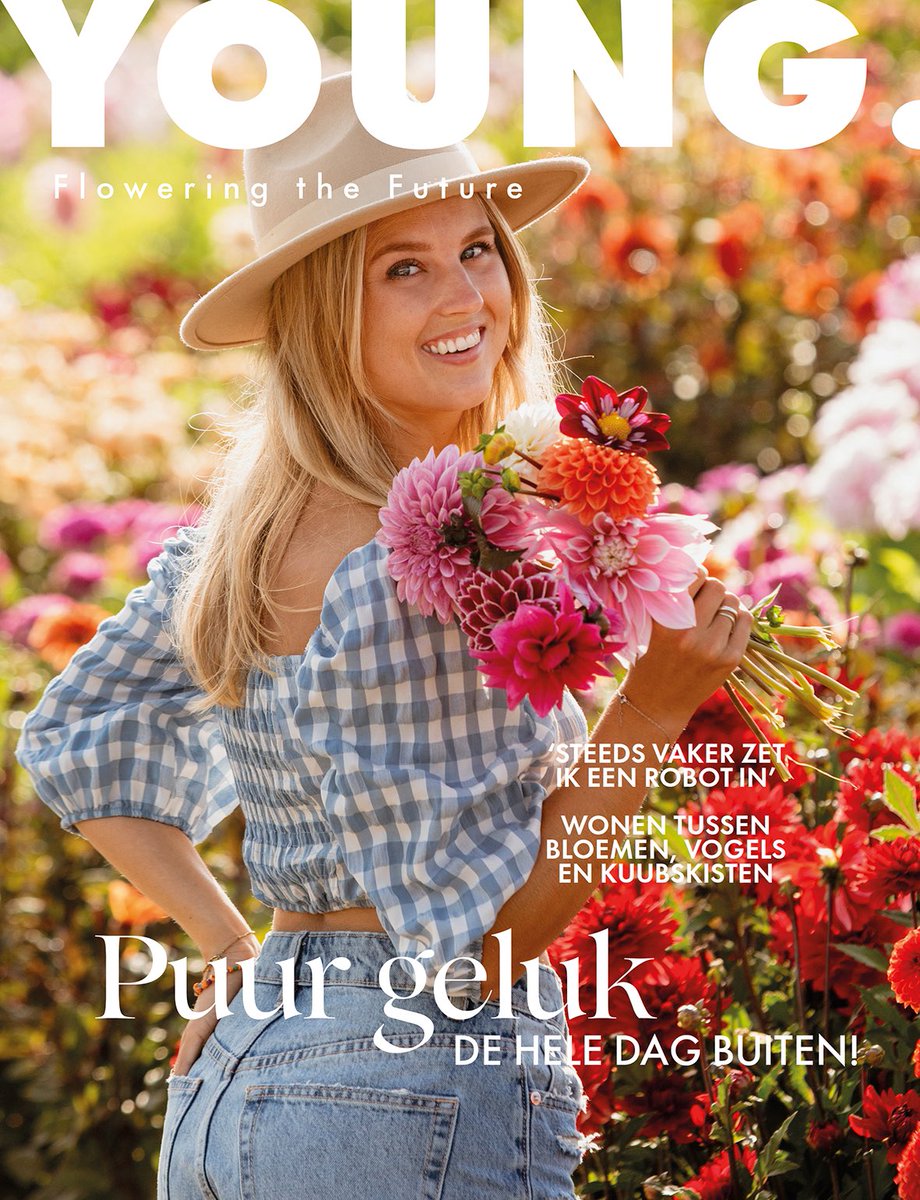 Eenmalig magazine YOUNG. #floweringthefuture gelanceerd! Door de drie bollenjongens Allan, Tim en Daan. Bekijk ‘m online via youngmagazine.nl #duinenbollenstreek