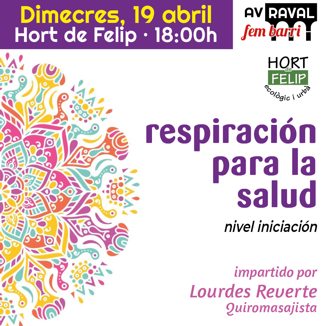 AVRavalelx's tweet photo. Respiración para la salud. Nivel iniciación
Por Lourdes Reverte
- Importancia del diafragma .
- Cómo influye la respiración en el estado de ánimo.
- La importancias de respirar por la nariz.
- Ejercicios prácticos y sencillos.
Inscripción gratuita https://t.co/ov5cQlcaJE https://t.co/j5Z7bvvOe2