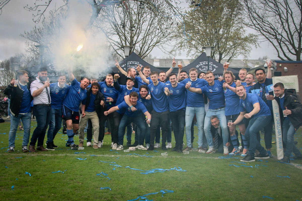 Rugbyclub Spakenburg Kampioen 3e klasse Noord-West 2022-2023! 🏉💪🏻🎉🔥🍻
#Rugby
#RugbyNL
#Bunschoten
#Spakenburg