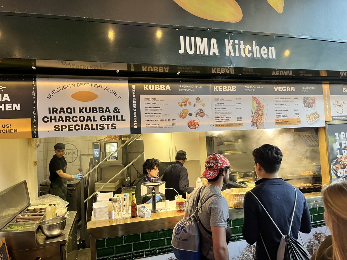 I’ve been meaning to visit <a href="/JumaKitchen/">JUMA</a> in @boroughmarket for a long time to check out their #Iraqi food and today I finally had the chance. I was not disappointed. Delicious food.
