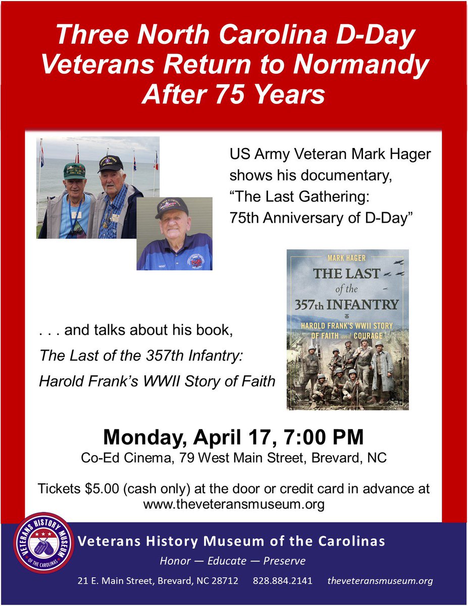 VetsMuseum's tweet photo. Is it too early to think about what you are doing on Monday? Well, the #vetsmuseum has a program for you! Join us at the Co-Ed Cinema for a documentary event and Q&amp;A with the film's producer! Details below. https://t.co/jD2wVka4sA