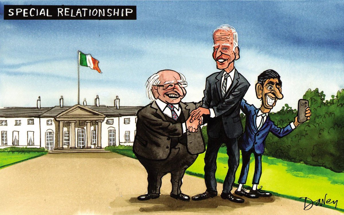 BIDEN is unfit to be president of anything other than a home for geriatrics, without a 'special relationship'.

#BidenInIreland #BidenDestroysAmerica